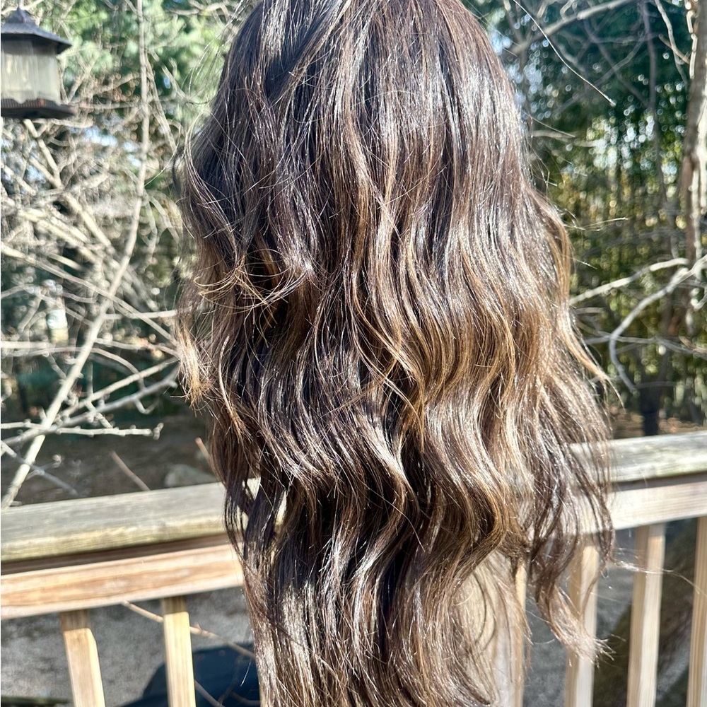 🌟Belle Tress - Liverpool-Chocolate -R,Wavy Brown Highlighted Women's Wig - Picture 15 of 16